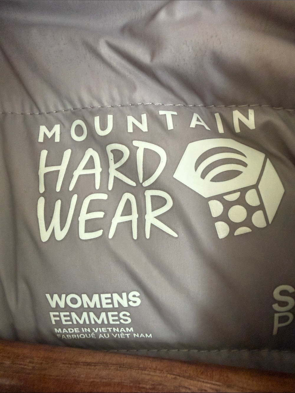 Mountain Hardwear Hooded Quilted Puffer Jacket - Taupe - Picture 2 of 5
